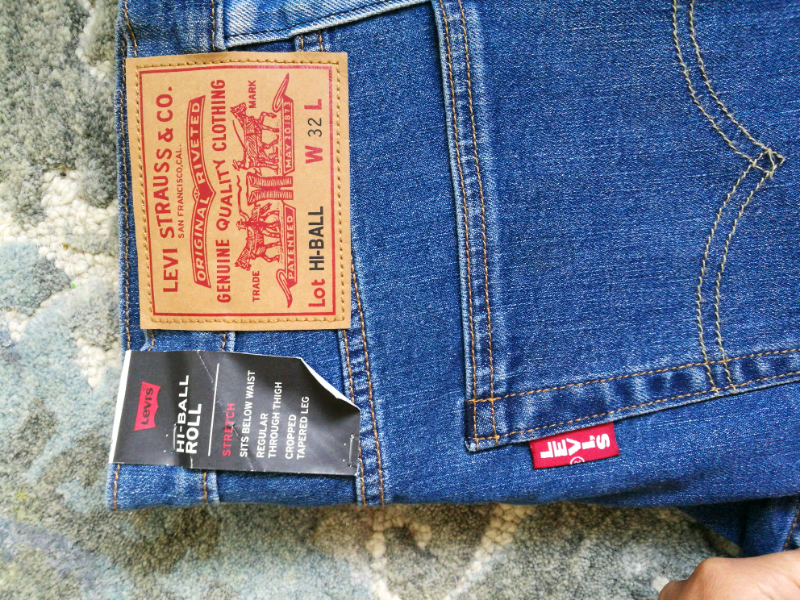 hi ball roll jeans levis